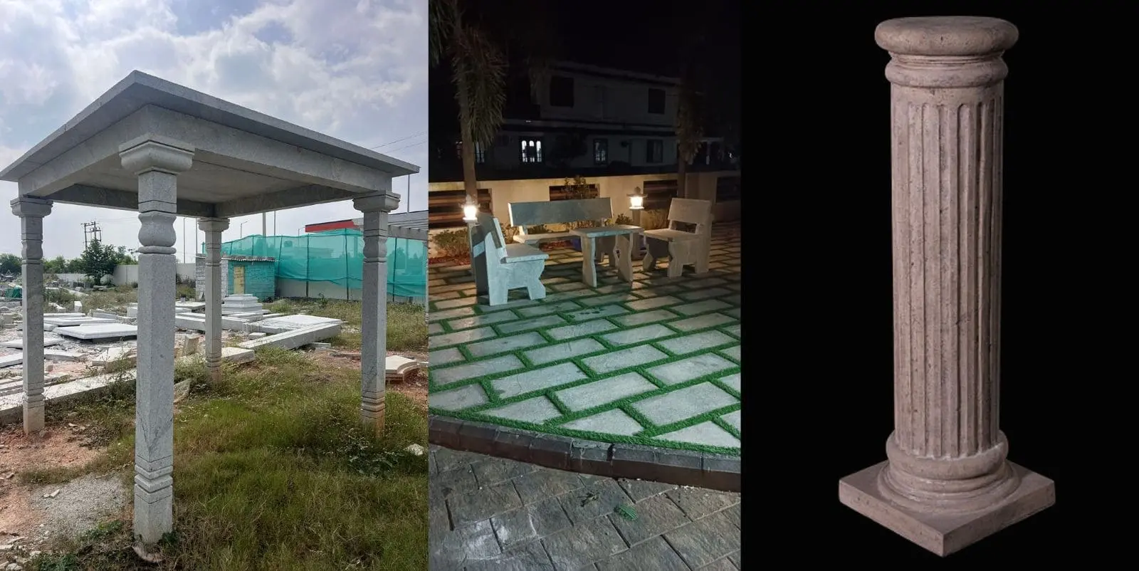 Natural stone works